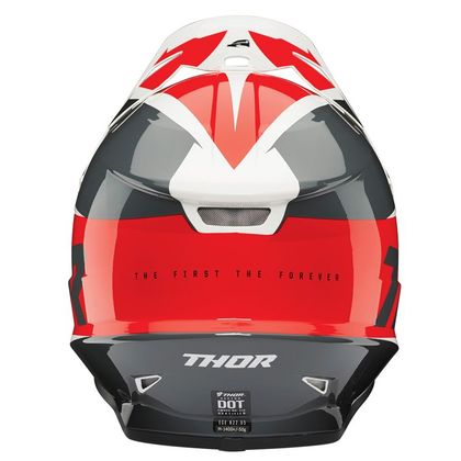 Casco de motocross Thor SECTOR - FADER - RED BLACK 2023