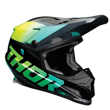 Casque cross Thor SECTOR - FADER - ACID TEAL 2023 Ref : TO2597 