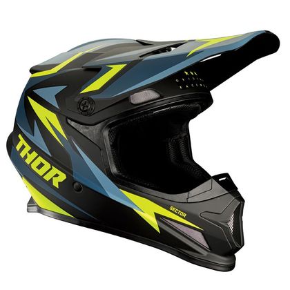 Casque cross Thor SECTOR - WARSHIP - BLUE ACID 2022 Ref : TO2598 