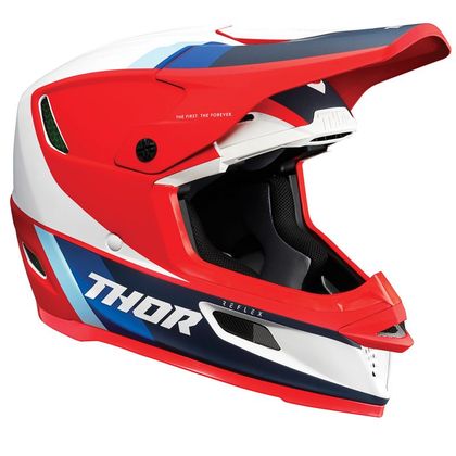 Casco de motocross Thor REFLEX  - APEX MIPS - RED WHITE BLUE 2023 Ref : TO2585 