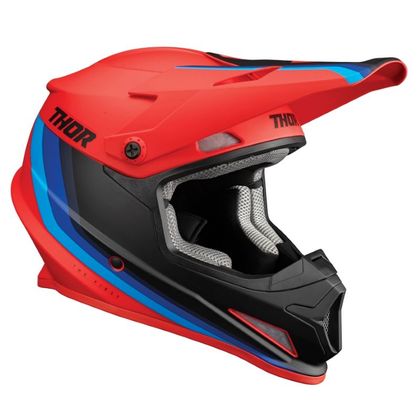 Casco de motocross Thor SECTOR - MIPS - RUNNER RED BLUE 2023 Ref : TO2779 