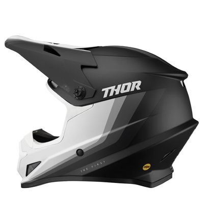 Casco de motocross Thor SECTOR - MIPS - RUNNER BLACK WHITE 2023