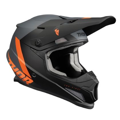 Casque cross Thor SECTOR - CHEV - CHARCOAL ORANGE 2023 Ref : TO2785 