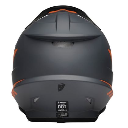 Casque cross Thor SECTOR - CHEV - CHARCOAL ORANGE 2023