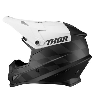 Casco de motocross Thor SECTOR - BIRDROCK - BLACK WHITE 2023