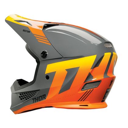 Casco de motocross Thor SECTOR 2 CARV 2023 - Gris / Naranja