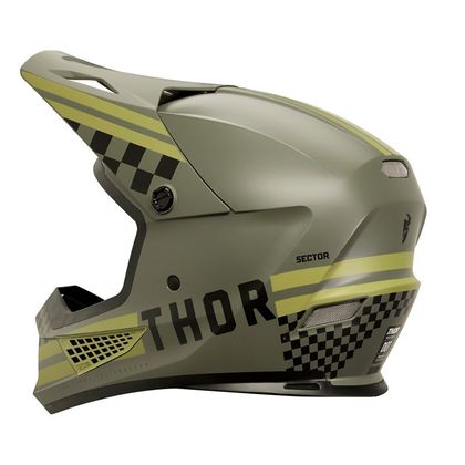 Casco de motocross Thor SECTOR 2 CMBT 2023 - Verde / Negro