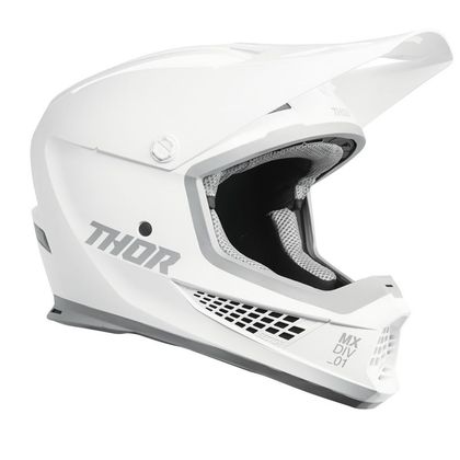 Casco de motocross Thor SECTOR 2 WHITEOUT 2023 - Blanco Ref : TO2947 