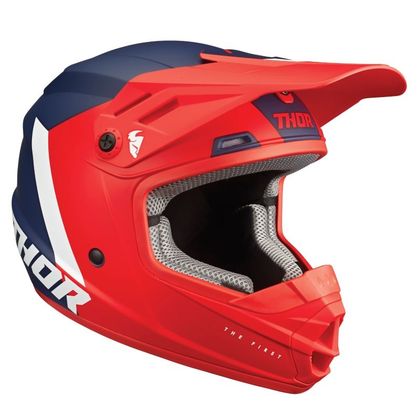 Casque cross Thor SECTOR - CHEV - RED NAVY ENFANT Ref : TO2791 