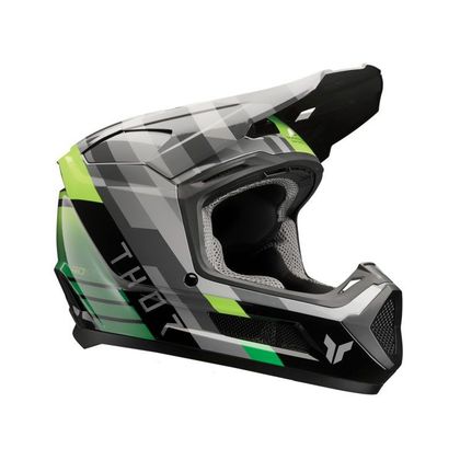 Casque cross Thor FLEET - CAMBER - ENFANT - Noir / Vert Ref : TO3553 