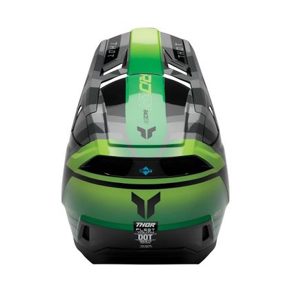 Casque cross Thor FLEET - CAMBER - ENFANT - Noir / Vert