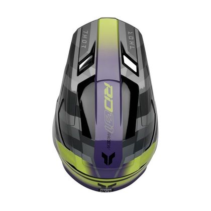 Thor FLEET - CAMBER - CHILD Cross helmet - Black / Purple