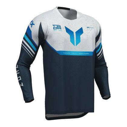 Thor LAUNCH VENTED RAPTOR 2025 Cross jersey - Blue / Grey