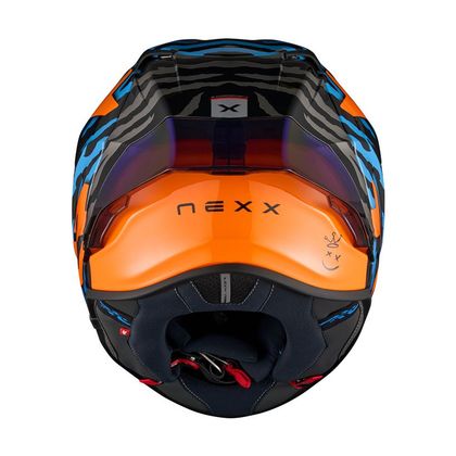 Casque intégral Nexx X.R3R - ZIGER - Orange / Bleu