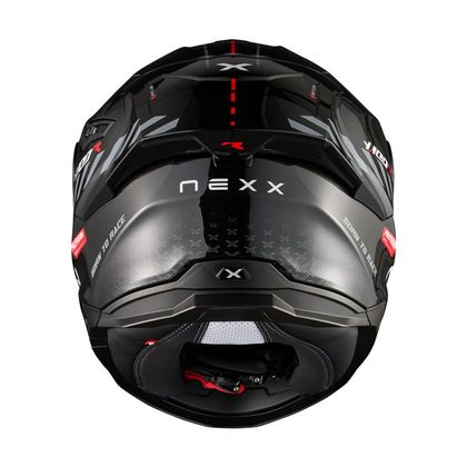Casque intégral Nexx Y.100R - FADE - Noir / Rouge
