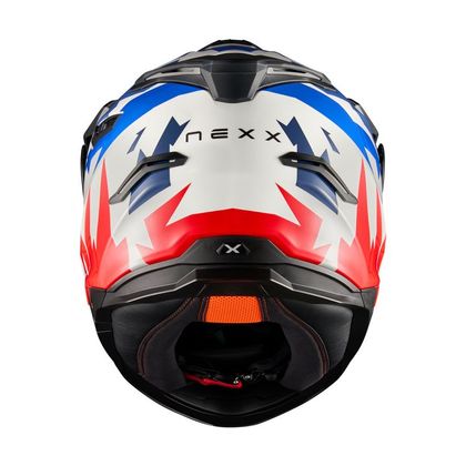 Casque intégral Nexx Y.TRAVL - PRIMAL - Bleu / Rouge