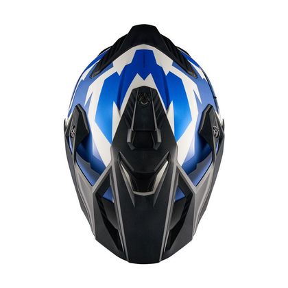 Casque intégral Nexx Y.TRAVL - PRIMAL - Bleu / Rouge