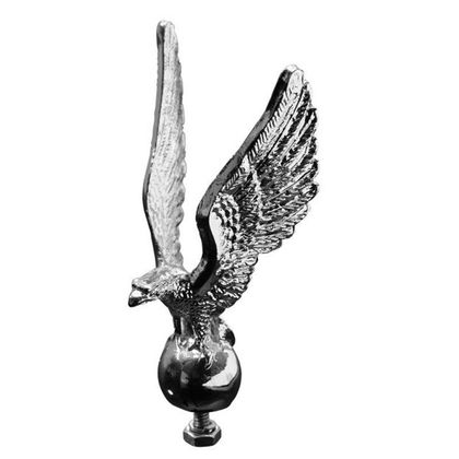 Emblème Highway Hawk Statuette Aigle - Gris