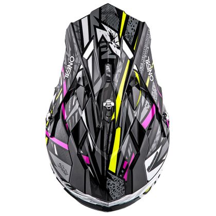 Casque cross O'Neal 2 SERIES RL SYNTHY YOUTH - JAUNE ROSE - 