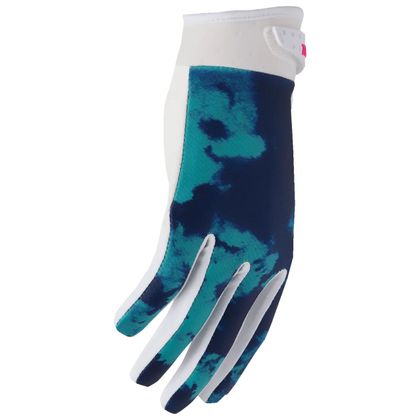 Thor LAUNCH - BLEACH - KINDER Cross-Handschuhe - Weiß / Blau
