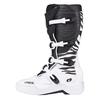 Bottes cross O'Neal 3SRS - ZEBRA 2026 - Noir / Blanc