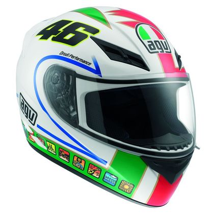 Casque intégral AGV K3 TOP ROSSI ICON Ref : AG0269 