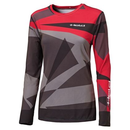 Held Style Skin 2 Top - FRAU Technisches Trikot - Schwarz / Rot Ref : ED0387 