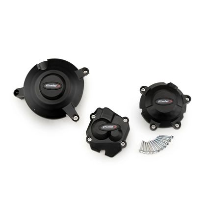 Puig Kit de 3 pare-carters Motorbeveiliging - Zwart Ref: PUI0862 / 21514N 
