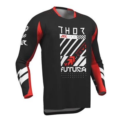Thor LAUNCH FUTURA 2025 Cross jersey - Black / Red