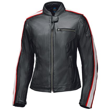Blouson Moto Held BRIXHAM FEMME - Noir / Rouge Ref : ED0207 