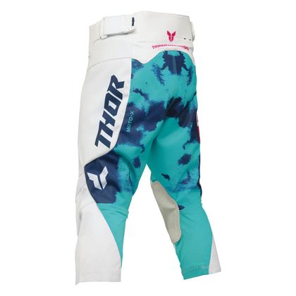 Pantalon cross Thor LAUNCH BLEACH - ENFANT - Blanc / Bleu