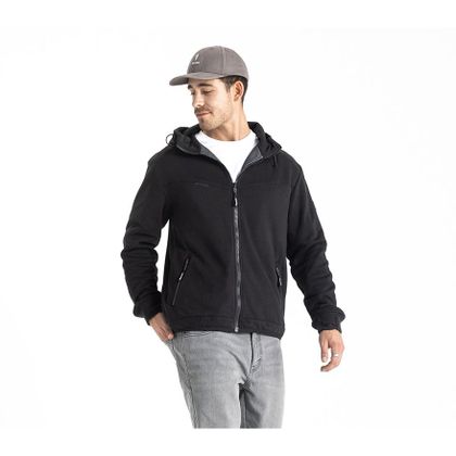 John Doe XTM V3 Motorrad-Sweatshirt - Schwarz