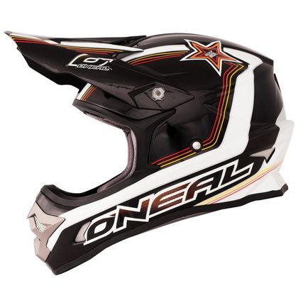 Casco de motocross O'Neal SERIES 3 STAR BLACK  2020 Ref : OL0126 