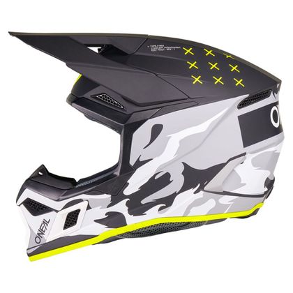 O'Neal 3SRS - HEAT V27 2026 Crosshelm - Zwart / Grijs