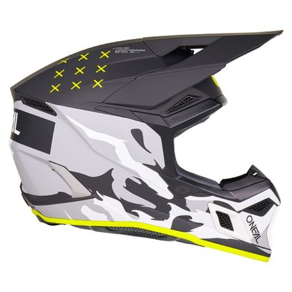 O'Neal 3SRS - HEAT V27 2026 Crosshelm - Zwart / Grijs