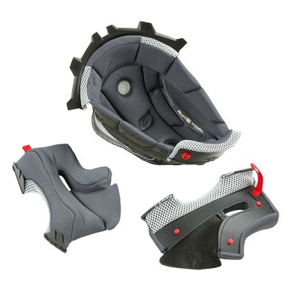 O'Neal 3SRS Cheek Mousse and Headdress - Black / Grey
