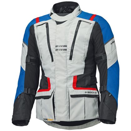 Veste Moto Held HAKUNA MATATA 3 TOP - Gris / Bleu Ref : ED0249 