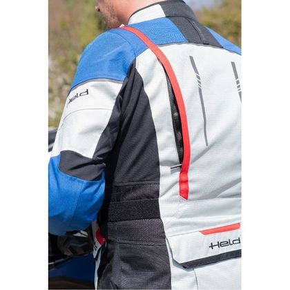 Veste Moto Held HAKUNA MATATA 3 TOP - Gris / Bleu