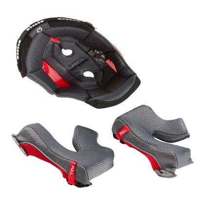 O'Neal 5SRS Cheek Mousse and Headdress - Black / Grey