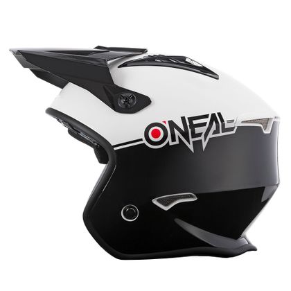 Casque trial O'Neal VOLT - CLEFT - BLACK WHITE GLOSSY 2023 Ref : OL1529 