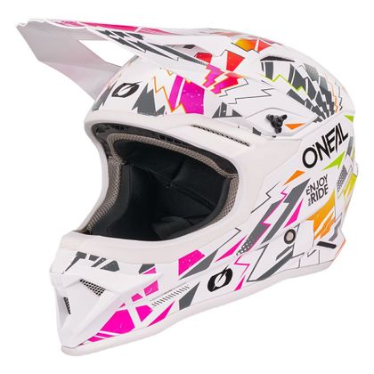 O'Neal 1 SRS - STIXX - CHILD Cross helmet - White Ref : OL2520 