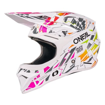 O'Neal 1 SRS - STIXX - CHILD Cross helmet - White