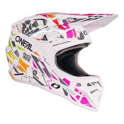 O'Neal 1 SRS - STIXX - CHILD Cross helmet - White
