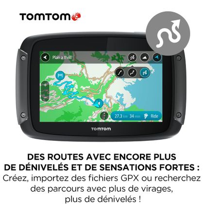 GPS TomTom Rider 550 con kit de fijación para coche de regalo