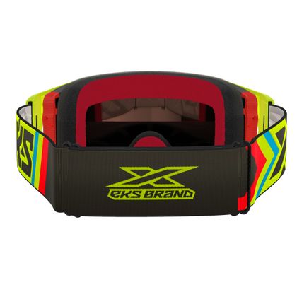 Gafas de motocross EKS LUCID FLO FIRE - RED MIRROR 2023 - Amarillo
