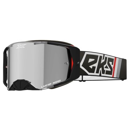 Gafas de motocross EKS LUCID BLACK 2023 - Blanco / Negro Ref : LUCID BLACK - SILVER / 067-11065 
