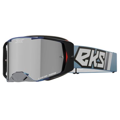 Gafas de motocross EKS LUCID STEEL BLUE - SILVER MIRROR 2023 - Azul Ref : KS0009 / 067-11075 