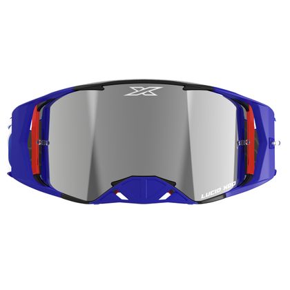 Gafas de motocross EKS LUCID CALIBER - SILVER MIRROR 2024 - Azul