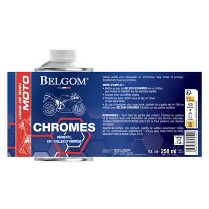 Nettoyant chrome Belgom 250 ML Universel