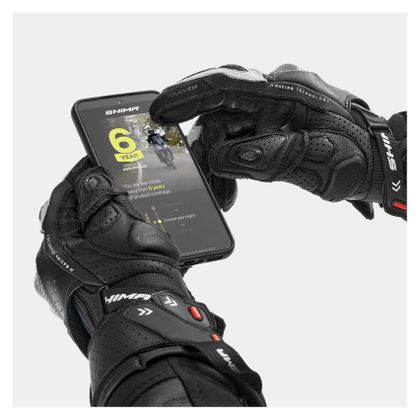 Gants Shima RS-3 - Noir / Blanc